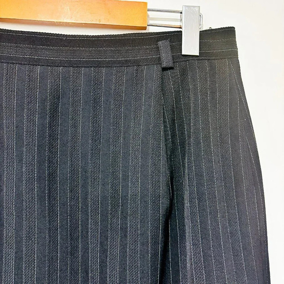HAMMER Vintage black striped wool skirt - Picture 3 of 7